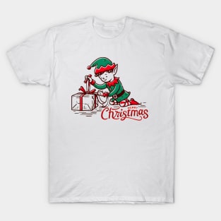 Festive Cartoon Delights: Elevate Your Holidays with Cheerful Animation and Whimsical Characters! T-Shirt